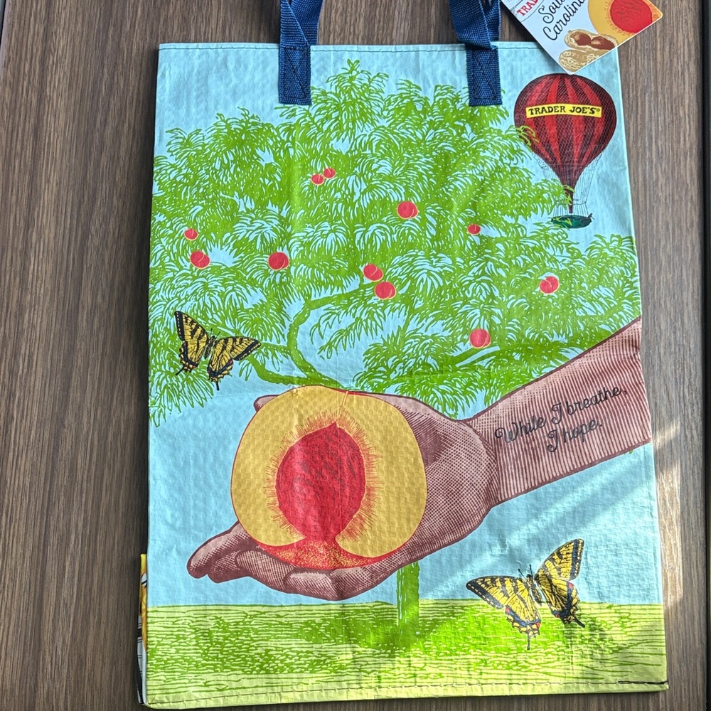 NWT 2 Trader Joe's Reusable Tote Bags GA & SC - Picture 4 of 10